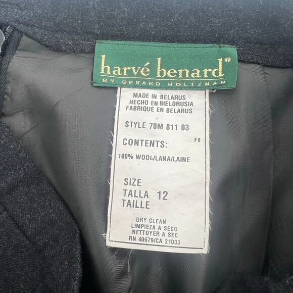 Vintage Harve Benard Holtzman Womens 100% Wool Skirt - Picture 3 of 6